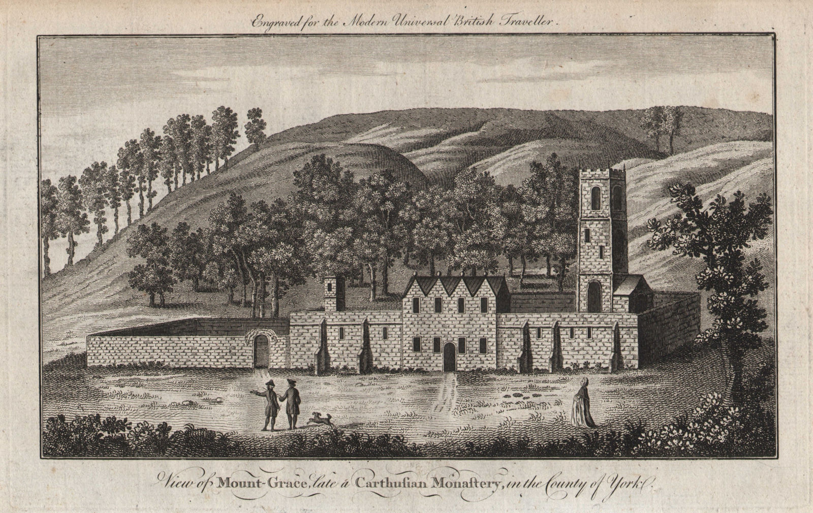 Mount Grace Priory, East Harlsey, North Yorkshire. Carthusian. BURLINGTON 1779