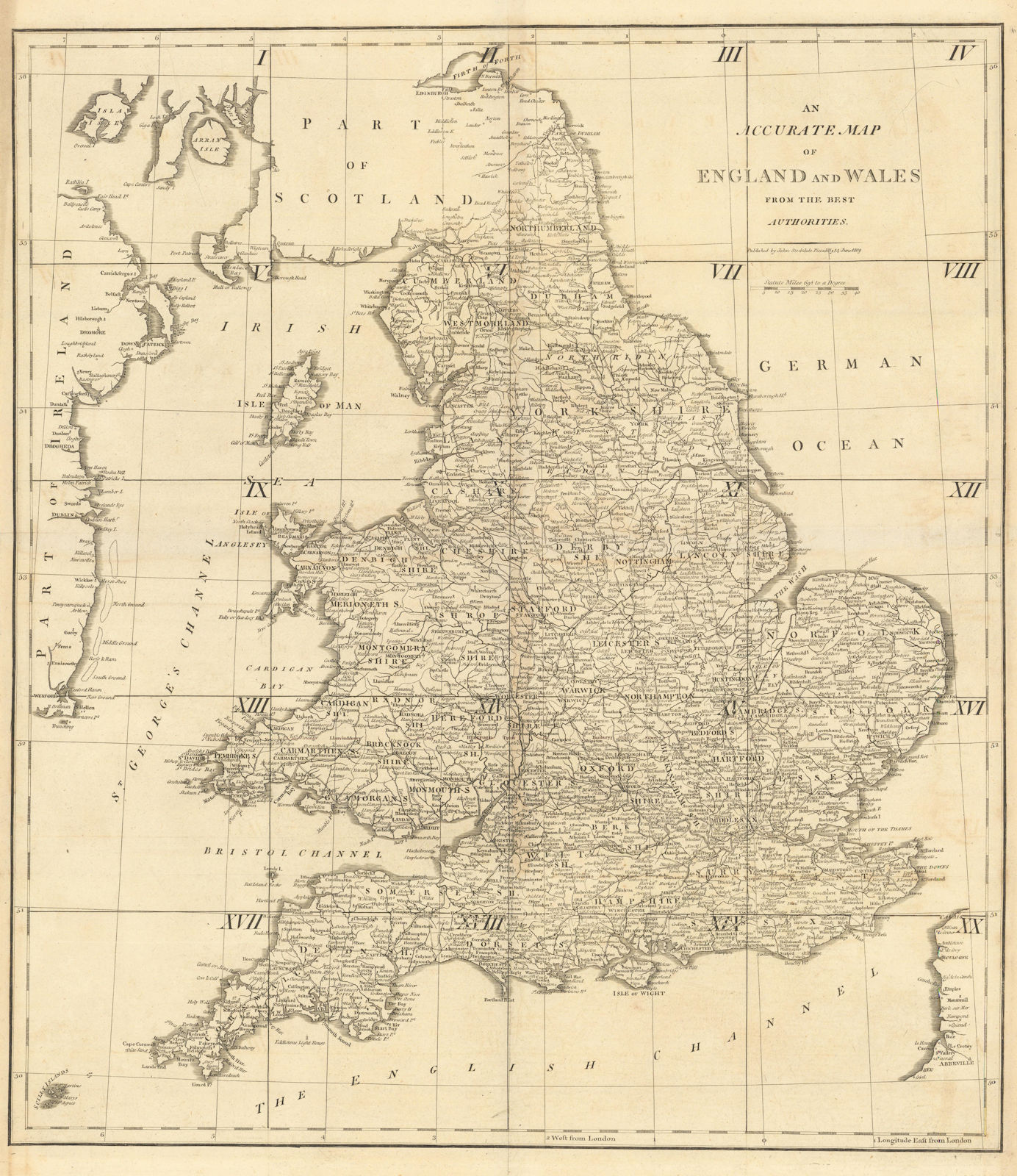 "An accurate map of England and Wales from the best authorities". CARY 1806