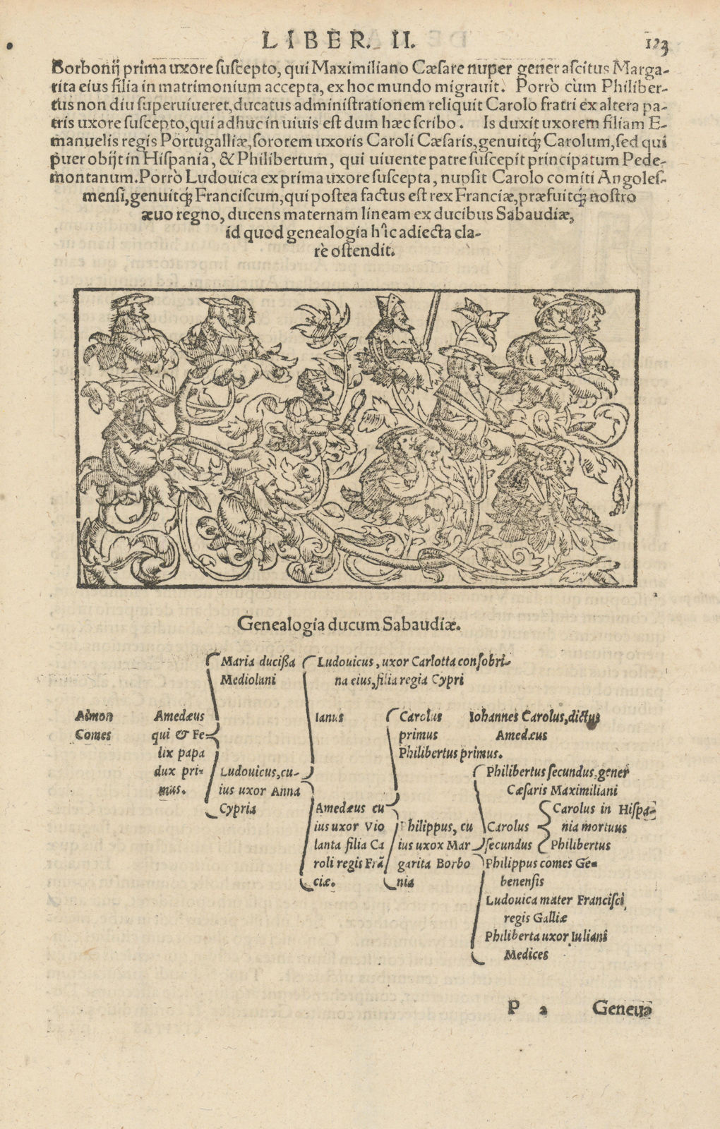 Genealogia ducum Sabaudiae. Genealogy of the Dukes of Savoy. Savoie MÜNSTER 1572