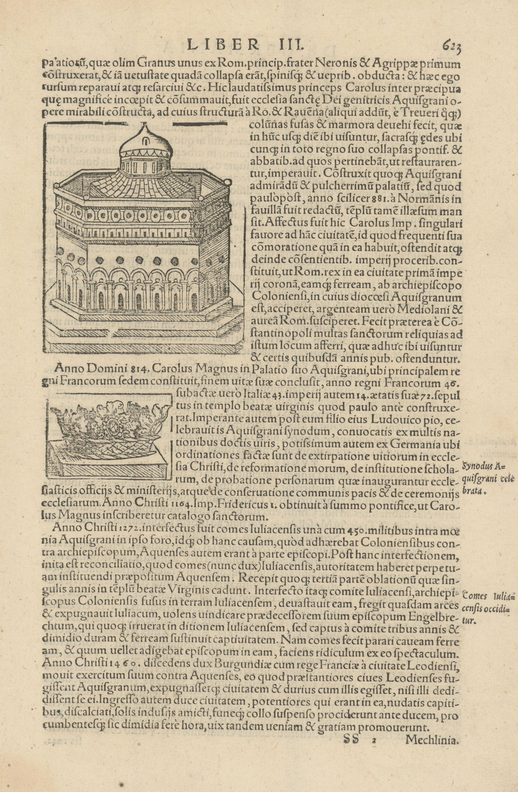 Associate Product Aquisgranum. Aachen or Aix-la-Chapelle. North Rhine-Westphalia. MÜNSTER 1572