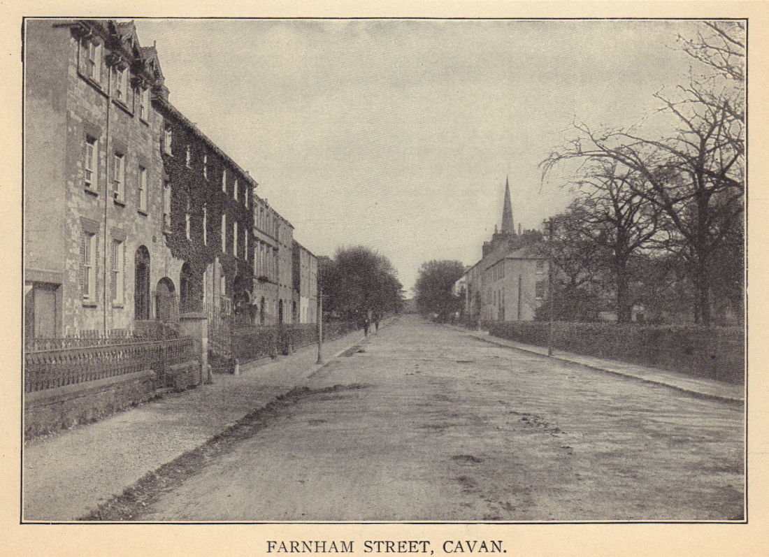 Farnham Street, Cavan. Ireland 1905 old antique vintage print picture