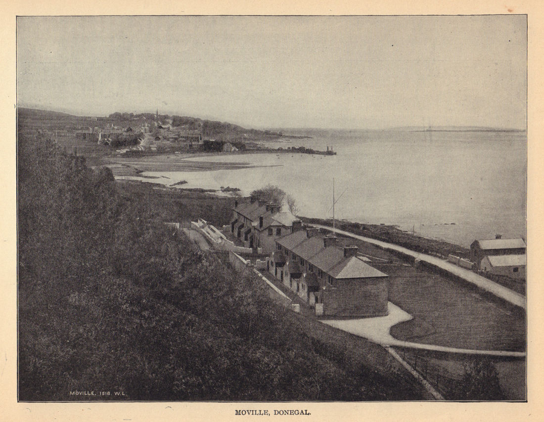 Moville, Donegal. Ireland 1905 old antique vintage print picture