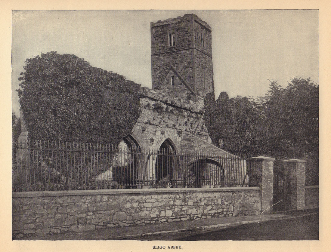 Associate Product Sligo Abbey. Ireland 1905 old antique vintage print picture