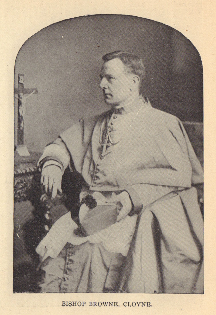 Bishop Browne, Cloyne. Ireland clergy 1905 old antique vintage print picture