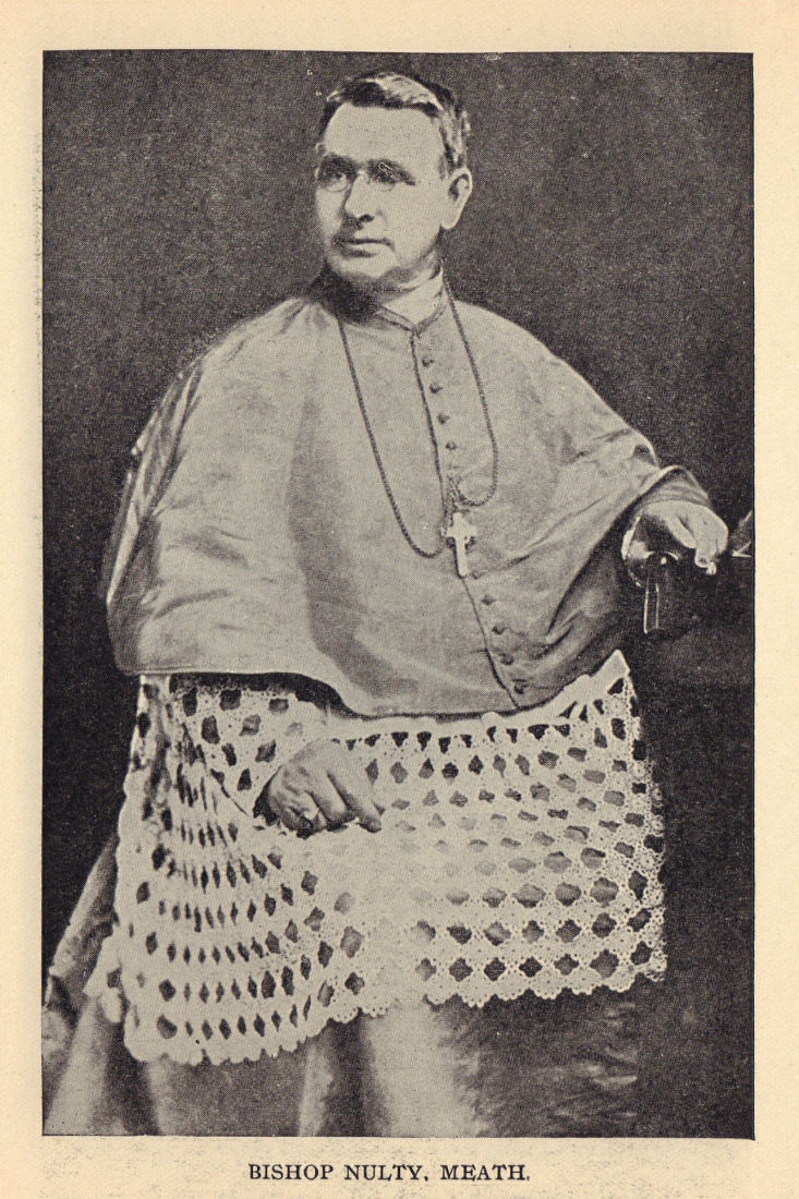 Bishop Nulty, Meath. Ireland clergy 1905 old antique vintage print picture