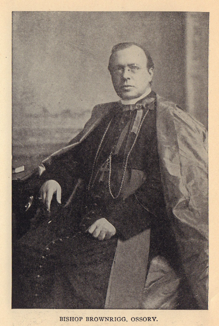 Bishop Brownrigg, Ossory. Ireland clergy 1905 old antique print picture