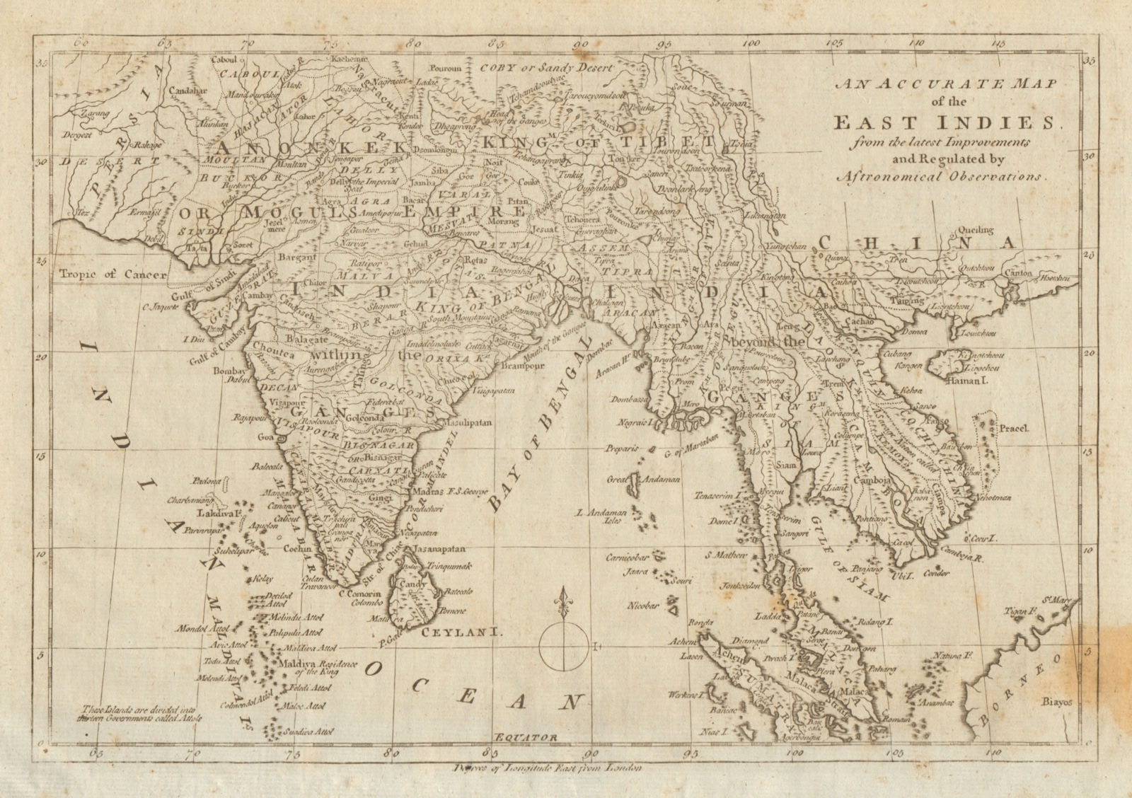 Associate Product An accurate map of the East Indies from the latest improvements. BOWEN 1789