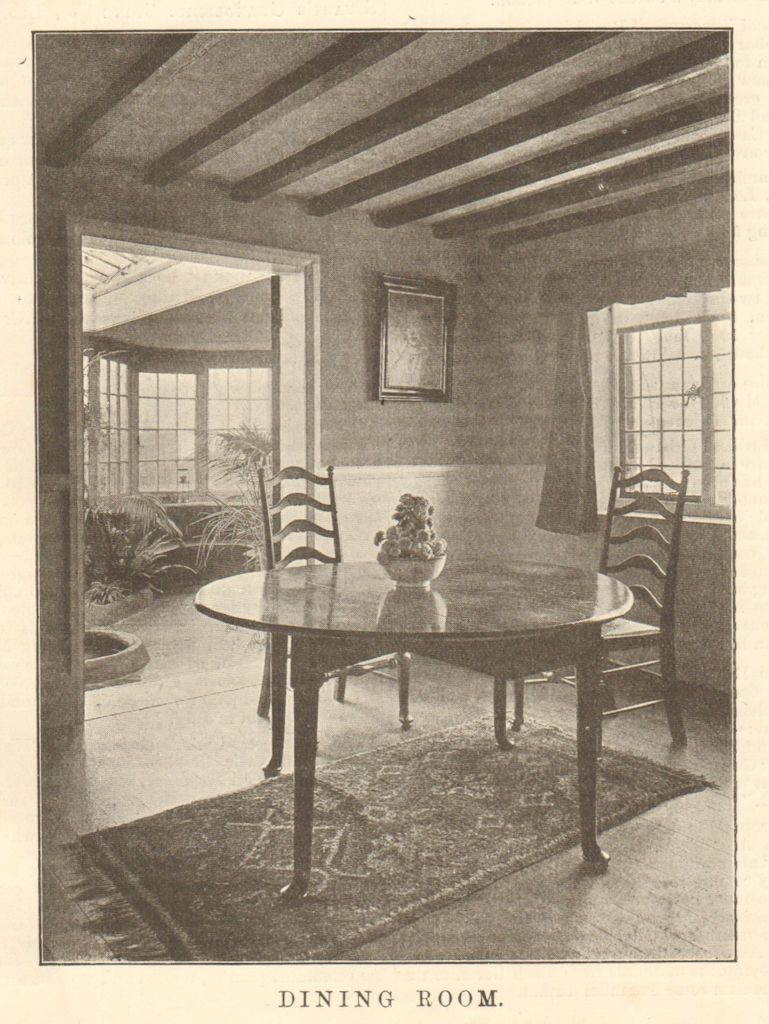Associate Product Dining Room, Corner Cottage, Hotel/Granville Rd, St Margaret-at-Cliffe Kent 1906