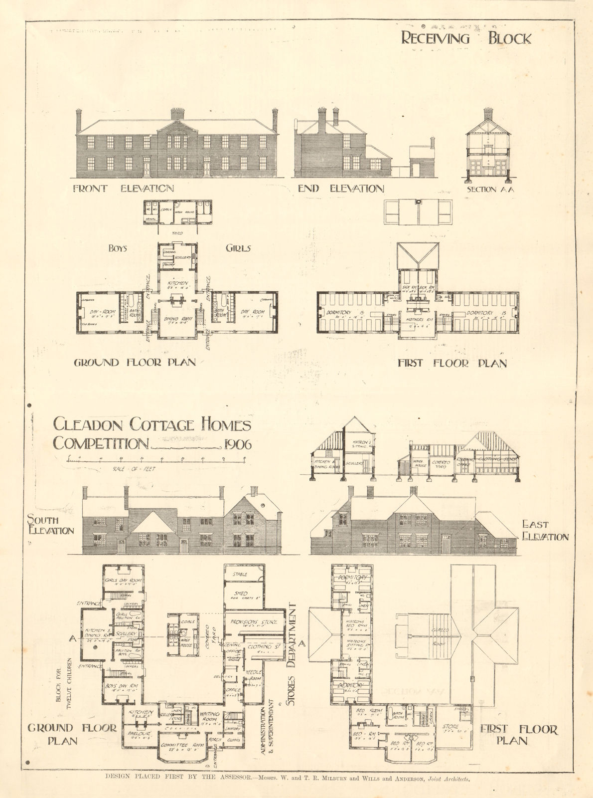 Associate Product Cleadon Cottage Homes Sunderland Durham. Milburn Wills Anderson Architects 1907