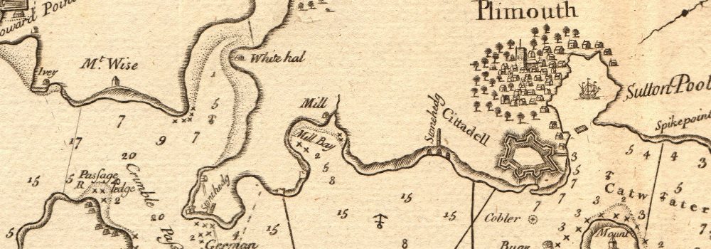 Plymouth Sound & Salcombe Sea Chart. Kingsbridge Estuary. Collins C1774 Map