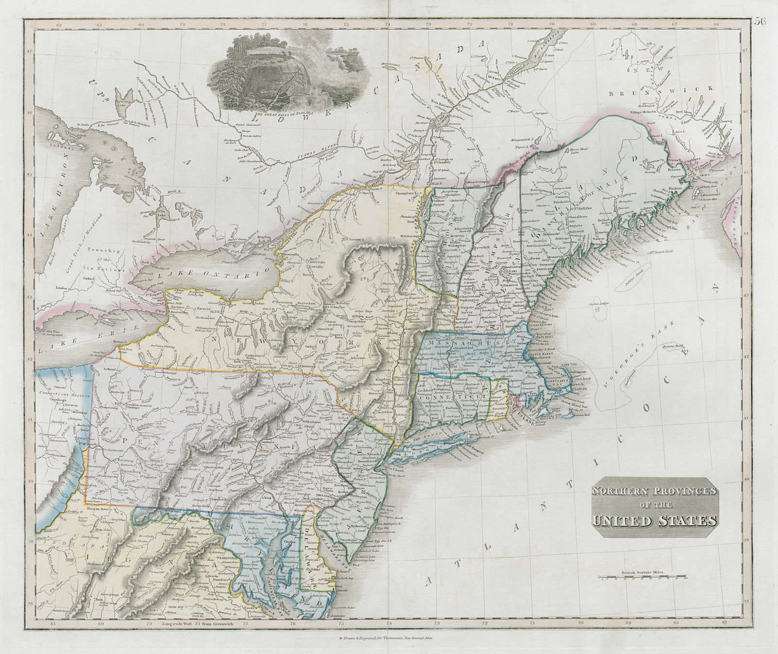 "Northern provinces of the United States". THOMSON. District of Main[e] 1830 map
