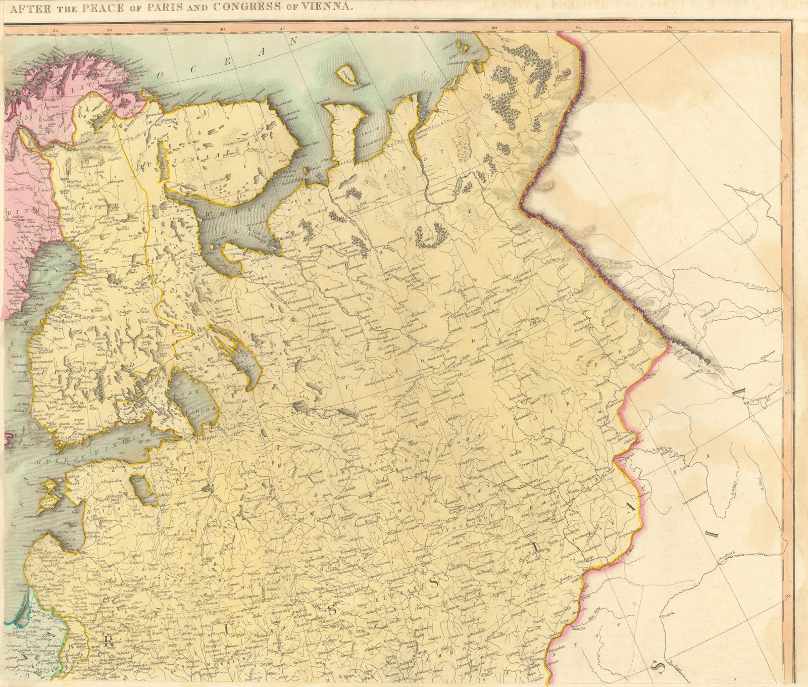Associate Product European Russia, Finland, the Baltic States & Belarus. THOMSON 1817 old map