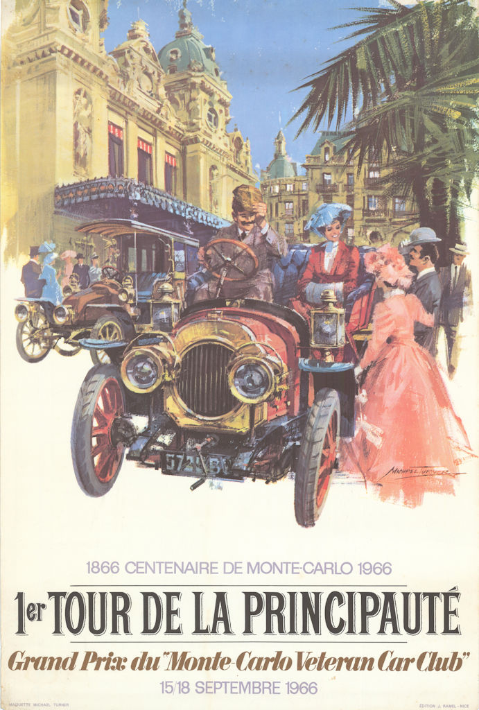 1er Tour de la Principauté. Monte Carlo Veteran Car Club Grand Prix. TURNER 1966