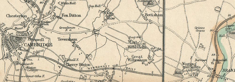 Eastern Counties Railway 2. London To Cambridge Ely & Norwich. Weller 