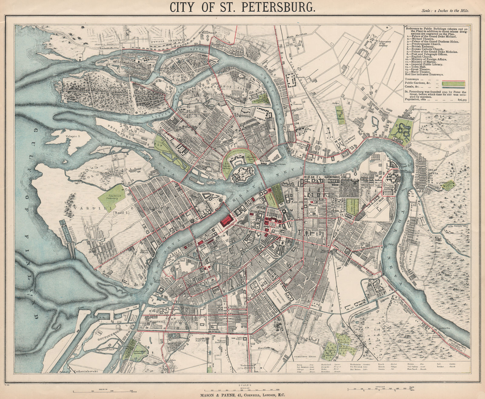 Associate Product ST PETERSBURG Санкт-Петербург. Antique town city map plan. LETTS 1889 old