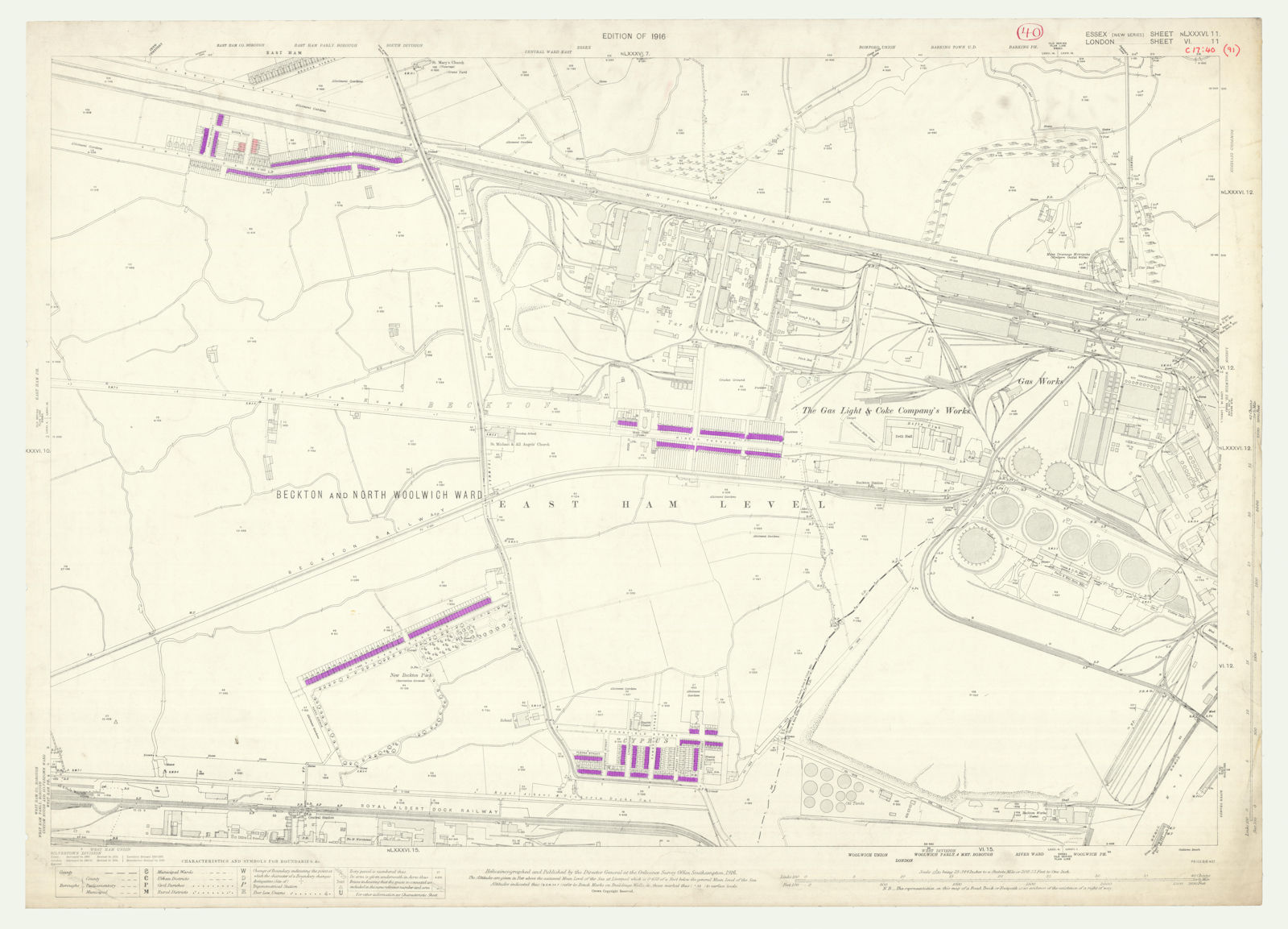 LSE POVERTY OS PROOF MAP Beckton  Cyprus  Royal Albert  East Ham Level 1928
