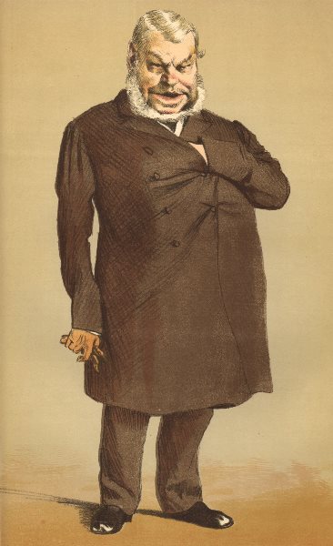 Associate Product SPY CARTOON. John Locke 'The only man who is ever known to make Mr…' Law 1871