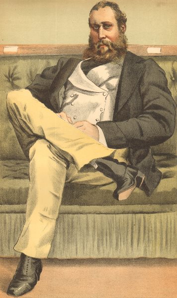 Associate Product VANITY FAIR CARTOON. Lionel Seymour William Dawson-Damer 'Hippy' Politics 1871