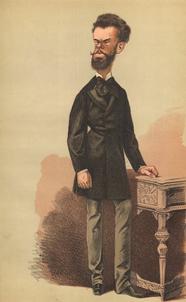Associate Product VANITY FAIR SPY CARTOON. King Amadeus of Spain 'He would be a King' Spain 1872