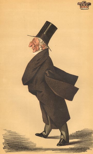 Associate Product VANITY FAIR CARTOON. Sir Arthur Richard Wellesley 'The son of Waterloo'  1872