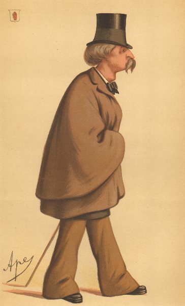 Associate Product SPY CARTOON. Sir William Augustus Fraser of Morar, 'The Sanitary' Devon 1875