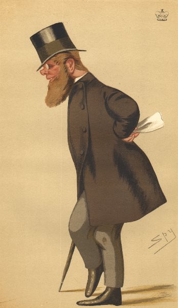Associate Product VANITY FAIR SPY CARTOON. Viscount Midleton 'Steward' Ireland. By Spy 1876