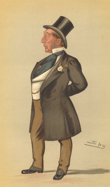 Associate Product VANITY FAIR SPY CARTOON. Henry Edwards 'Weymouth' Dorset. By Spy 1882 print