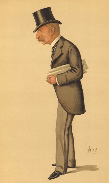 Associate Product VANITY FAIR SPY CARTOON. John Slagg 'Manchester' Lancs. By Ape 1884 old print