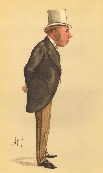 Associate Product VANITY FAIR SPY CARTOON. William Henry Houldsworth 'Manchester' Lancs 1885