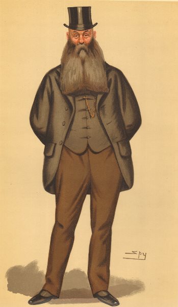 Associate Product VANITY FAIR SPY CARTOON. Sir John Henry Kennaway 'Devonshire' Devon. Spy 1886