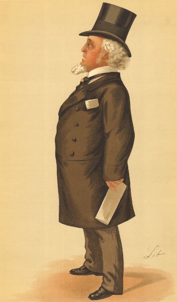 VANITY FAIR SPY CARTOON. Mr Edmund Tattersall 'Tattersall's' Racing.By Lib 1886