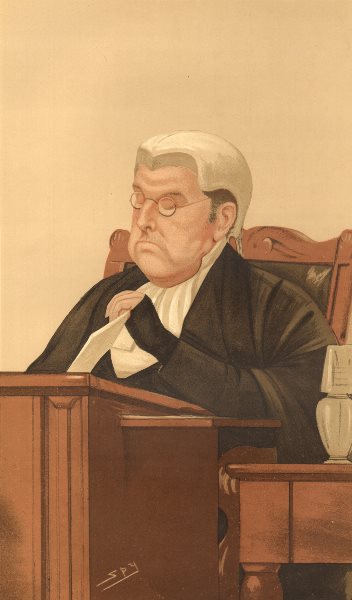 Associate Product VANITY FAIR SPY CARTOON. Sir James Hannen 'the great unmarrier' Judges 1888