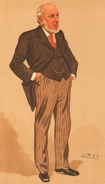 Associate Product VANITY FAIR SPY CARTOON. Charles Grey Mott 'a Railway Director' Railways 1894