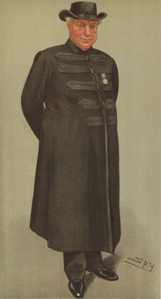 VANITY FAIR SPY CARTOON. Rev Arthur Robins 'The Soldiers' Bishop'. Clergy. 1897