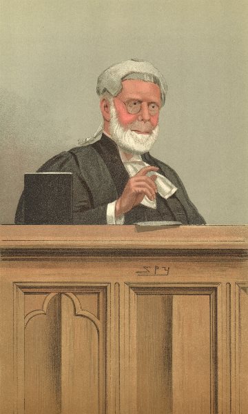 Associate Product VANITY FAIR SPY CARTOON. Lord Justice Rigby 'a blunt Lord Justice' Judges 1901