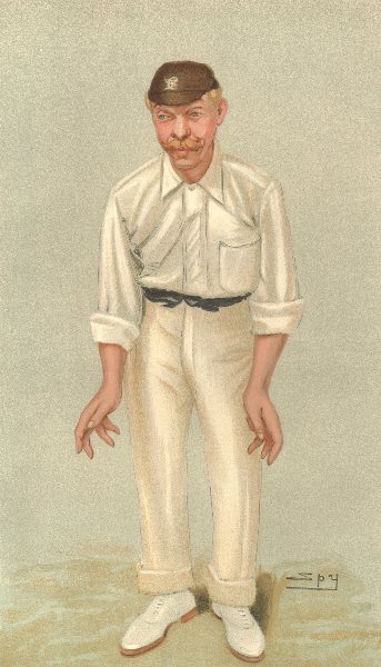 Associate Product VANITY FAIR CARTOON. Robert Abel 'Bobby' Cricket. By Spy 1902 old print
