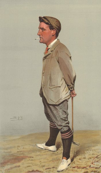 Associate Product VANITY FAIR CARTOON. Harold Horsfall Hilton 'Hoylake' Golf. By Spy 1903 print