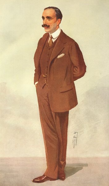VANITY FAIR SPY CARTOON. Douglas Vickers 'Brightside DV'. Yorkshire. Spy. 1909