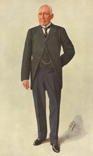Associate Product SPY CARTOON. Lord Welby 'The Treasury' Permanent Secretary. Finance. HCO 1910