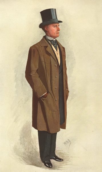 VANITY FAIR SPY CARTOON. Sir Edward Tennant 'Glen'. Salisbury MP. By WHO. 1910