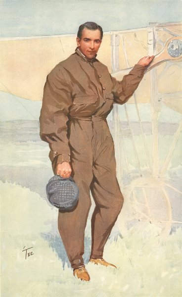 Associate Product VANITY FAIR SPY CARTOON. C Graham-White 'Claudie'. Aviation. By Tec. 1911