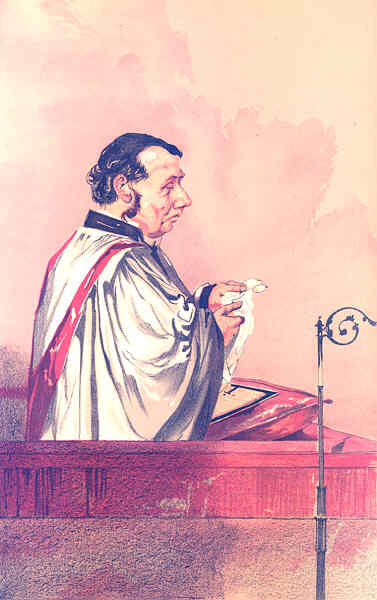 Associate Product VANITY FAIR CARTOON. Rev Charles John Vaughan 'Nolo episcopari' Clergy 1872