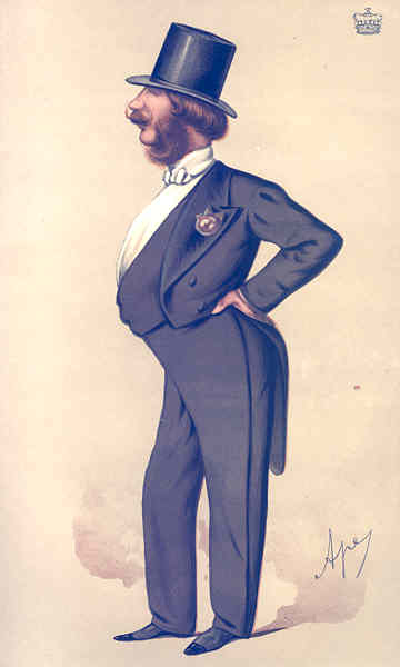 VANITY FAIR SPY CARTOON. Viscount Barrington 'a young man'. Ireland. Ape. 1875