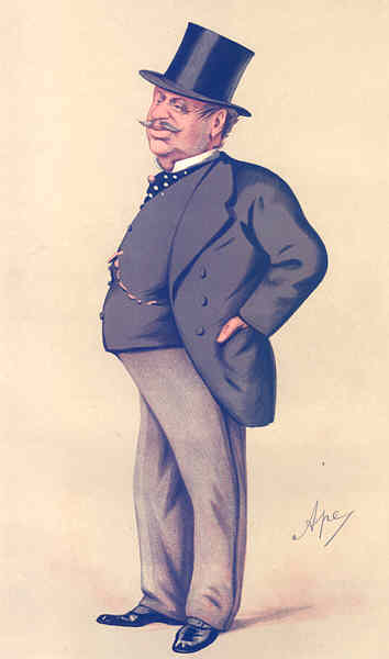 VANITY FAIR SPY CARTOON. Guildford Onslow 'The Claimant's Friend'. Law. 1875