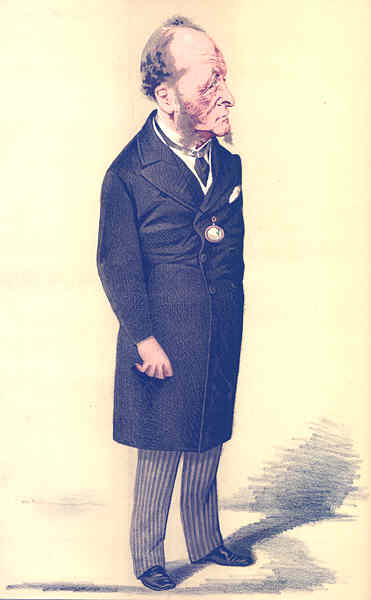 Associate Product VANITY FAIR SPY CARTOON. Gathorne Hardy 'Conservative' Yorks. By Cecioni 1872